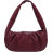Shein pc Vintage Wine Red Pleated One Shoulder Underarm Cloud Handbag Suitable For Dates Street Wear Parties