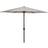 Schou Joakim Parasol Ø3M Grå 300cm