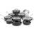 Cuisinart Chef's Classic Cookware Set with lid 17 Parts