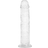 Willie City Realistisk Klar Dildo med Sugpropp 18 cm Clear Clear