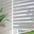 Joydeco Cordless Zebra Blinds 34" x 75" Gray34x75"