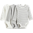 H&M Ribbet Body 3-Pak - Hvid