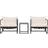 Venture Design Messina Loungegrupp Svart Loungeset