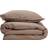 Gripsholm Bamboo Solid Påslakanset 150x210 Beige Påslakan