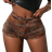 Shein Casual Street Style Textured Fabric Shorts - Women's