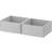 IKEA Komplement Light Grey Storage Box 2pcs