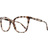 Pink Ribbon Cat-Eye Eyeglasses Milky Havana Purple