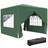 OutSunny 3m x 3m Pop-Up Gazebo Shelter with Accessories - Dark Green