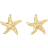 Shein pair Stylish Elegant Irregular Starfish Stud Earrings With Ocean Theme