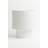 H&M Large Fabric-Covered Beige Table Lamp 36cm