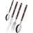 Sabre Paris 4-delars Set Bistrot Pearly Brun Bestickset 4st