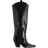 H&M Dame Sort Knehøye cowboyboots