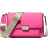 Michael Kors Bradshaw Medium Leather Messenger Bag - Pink