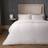 OHS Seersucker Frill Set - Double Duvet Cover White (200x200cm)