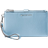 Michael Kors Adele Double Zip Leather iPhone 7 Plus Wristlet - Chambray/Silver