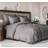 CGK Unlimited Premium Microfiber Set Queen Dark Duvet Cover Gray (228.6x228.6cm)