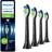 Philips Sonicare W2 Optimal White Brush Head Black 4-pack
