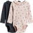 H&M Long-Sleeved Bodysuits 2-pack - Light Pink/Floral (1110252025)