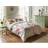 Sanderson Tulipomania Set King Size Rose & Amethyst Duvet Cover Red, Pink