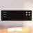 vidaXL Wall-mounted Magnetic Board Black 60x20 cm Tempered Glass