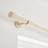 Dunelm Trinity Extendable Metal Eyelet Curtain Pole - Natural
