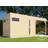 Dancover Redskabsskur Haveskur i Træ m/udhæng Bertilo Cubus 3L 5,58 x 2,34 x 2,32 m