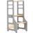 Duck Woodworks Klappbarer Lernturm Grau