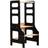 Duck Woodworks Justerbar Hjälpa Till Pall Svart/Natur