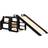 Duck Woodworks Foldable Kitchen Tower w. Slide Black
