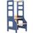 Duck Woodworks Verstellbarer Lernturm Blau