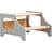 Duck Woodworks Step Stool Grey
