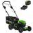 Greenworks GD48LM46SP 48V 46 cm Akku 4Ah mit Radantrieb Akku-Rasenmäher