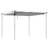 OutSunny Pergola Shade Cover Replacement Canopy 3m x 3m