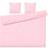 Juna Daisy Bed Linen Sengetøj 200x220 cm Pink/Red Bettbezug Rosa, Rot (220x200cm)