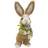 Eggs-traordinary Gift Co Bunny Holding Flowers Brown One Size Easter Decoration