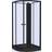 Bath Deluxe Austin Duschkabin Med Svart Profil 900x900x1950mm