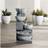 Garden Sanctuary 4-Tier Solar Powered Water Fountain Outdoor Rockery Deco One Size