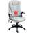Homcom Heated Vibrating Massage Chair With Reclining Function Grey