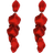 Shein Petal Drop Earrings