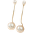 Shein Faux Pearl Drop Earrings