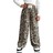 Shein Young Girl And Young Girl Casual Loose Leopard Print Straight Leg Pants Suitable For Daily Wear Can Be Paired With Various Fitted Cropped TShirts Or