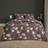OHS Floral Quilt Bedding Set Double Duvet Cover Purple (200x200cm)