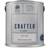 Crown CRAFTED Suede Textured Matt Emulsion Interior Soft Wall Paint Soft Grey 2.5L