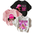 Shein pcs Tween Girls Casual Graphic Tee Set Includes Black White And Light Pink Short Sleeve Round Neck Tops With Cool Designs Like Cartoon Hearts New Yo