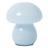 Naga Mushroom in Glass Light Blue Table Lamp 16cm