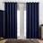 Dreamscene Blackout Thermal Insulated Eyelet Curtains 90 x 90 in 228.6x228.6cm