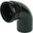 FloPlast SP161B Black Soil Pipe Bend 110mm