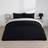 Brentfords Reversible Duvet Cover Black, Natural (200x135cm)