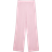 Stradivarius Straight Leg Trousers - Pastel Pink