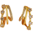 Shein Cubic Zirconia Decor Stud Earrings
